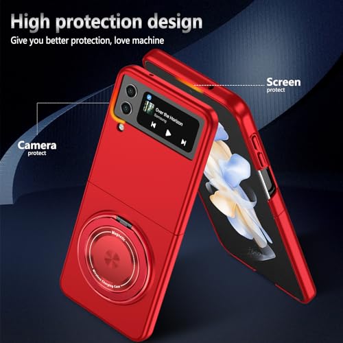 Funda protectora Samsung Z Flip 4 resistente a caídas con giro 360 7