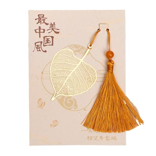 Chinese Inspired Carved Metal Hollow Out Bookmarks Collection Designs Book Marker for Readers Collectors Biloba Bookmarks