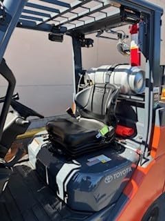 Toyota Forklift Seat Cover - Heavy Duty Waterproof Wing Back Design - Made in USA Industrial Protection