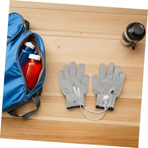 Guantes de fibra de plata para terapia eléctrica y electroestimulación facial BESTonZON 5