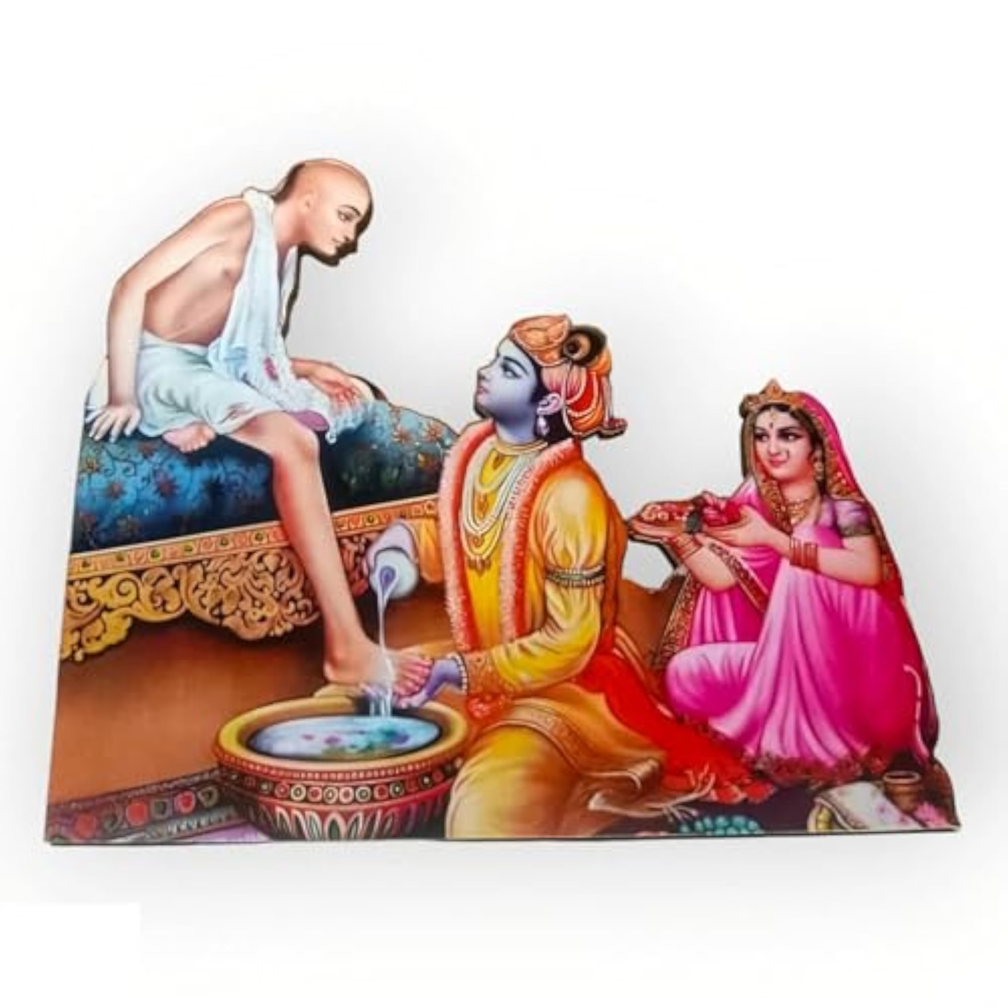 MDF Krishna Leela Set Idols for Janmashtmi Decoration