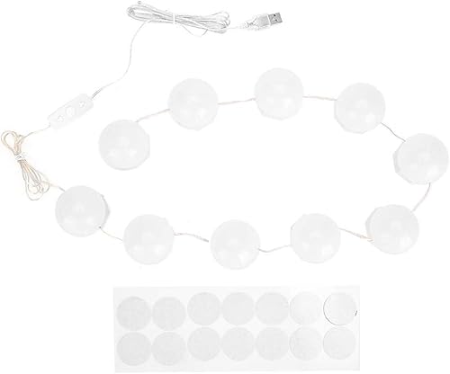 Miniatura 9 de FILFEEL Luces de tocador, luz LED profesional regulable para maquillaje, 10 bombillas | Carga USB