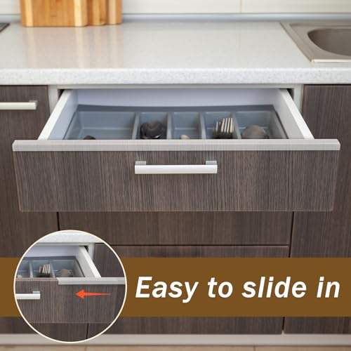 Image of 12Pcs 16.5 Inch Cabinet Door Protector Edge Guard Clear Slip-On Slimline Protector for Kitchen Cabinet Edges and Drawers to Prevent Chipping Wear and Discoloration Trash Garbage Drawer Saver Strip