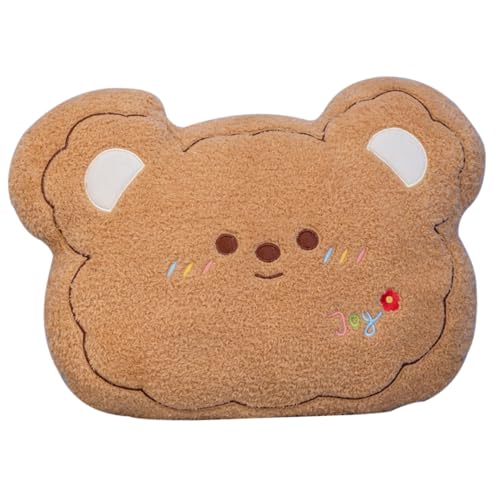ERINGOGO Plush Bear Throw Pillow Soft Cute Animal Sofa Cushion Decorative Floor Pillow for Bedroom Nursery