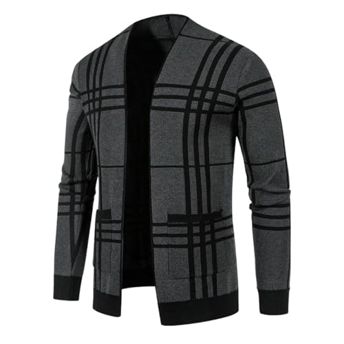 Cardigan homme à carreaux pour rester élégant et au chaud au quotidien