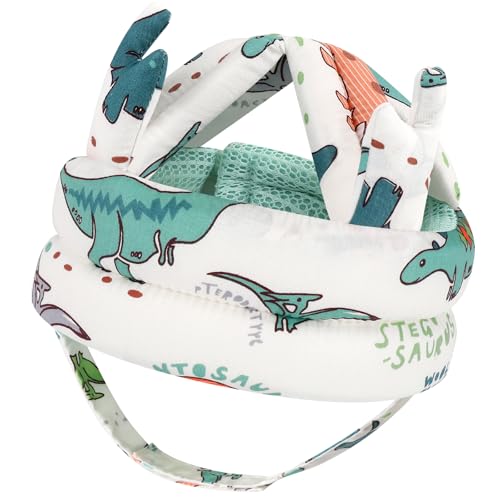 Accmor Baby Head Protector for Crawling Walking, Cute Baby Helmet No Bumps Adjustable Infant Safety Cap, Breathable Protective Kid Headguard Soft Cushion Anti-Collision Toddler Helmets for 6m-24m Kid