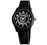★RELOJ PARA NIÑOS AMIGABLE CON RESISTENCIA A LOS GOLPES★: caja de material de PC y parte trasera de acero inoxidable que permiten que el reloj sea resistente y duradero. Reloj de regalo perfecto para niños y niñas, niños o amigos.