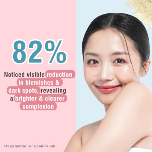 Image of Glamveda Korean Rice & Ceramide Face Toner | Rice Water Toner For Dry & Combination Skin | Pore Tightening & Glowing Skin | Fades Blemishes, Brightens & Smoothens | Women & Men | 100ml