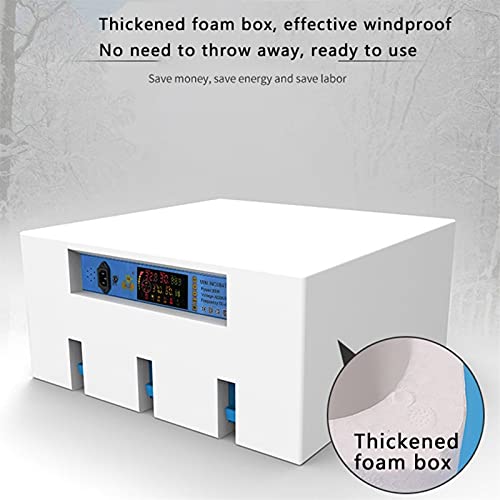 320 Eier Inkubator Brutmaschine Vollautomatisch Brutapparat Brutkasten für Hühner, Brutkasten mit LED Temperaturanzeige… – Bild 8