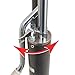 ProBasics Heavy Duty Patient Lift, 450 lbs, Hydraulic Medical Lift for Home Use, Swivel Caster, Alloy Steel, Hammertone Finish, Adjustable Width Base, Compatible with 4 or 6 Point Lift Slings
