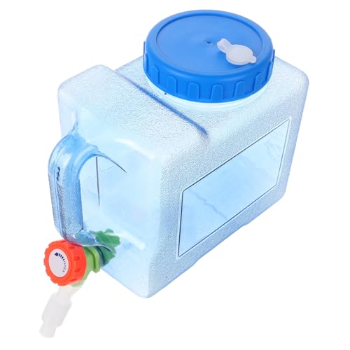 POPETPOP 1 Set Outdoor Water Storage Container with Spigot Liquid Jug for Camping Hiking and Home Use Portable Leak Design for Picnics and Travel