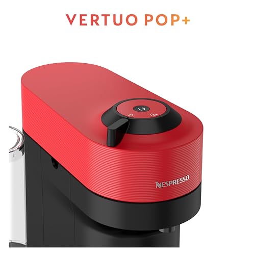 Nespresso Vertuo Pop+ Coffee and Espresso Maker by Breville, Spicy Red