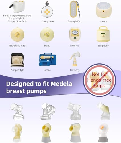 2 Pack 20mm Flanges Flexibles para Extractores Medela miniatura 2