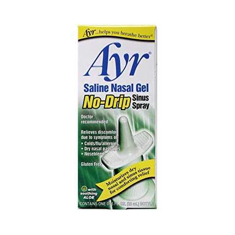 AYR SALINE NASAL GEL SPRAY .75oz by ASCHER B.F.AND COMPANY INC. Cover