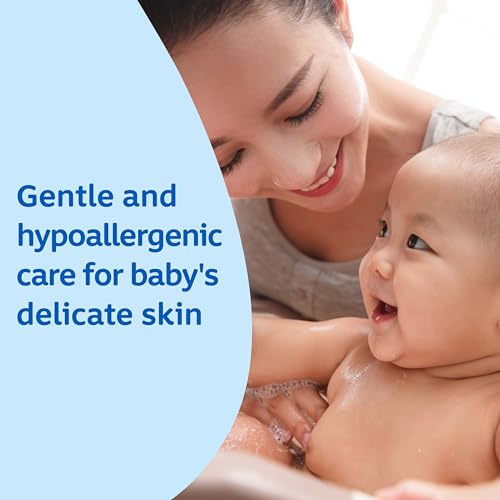 Johnson's First Touch Baby Essentials Gift Set with Body Wash & Shampoo, Body Lotion, & Zinc Oxide Diaper Rash Cream for Baby's Delicate Skin, Hypoallergenic, No Parabens or Dyes, 3 Items - Image 3