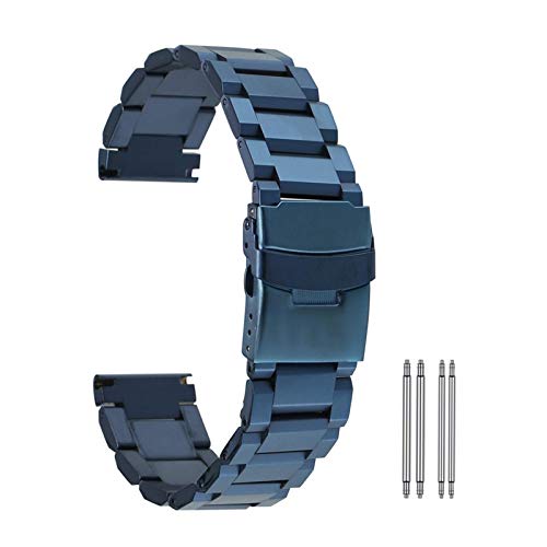 Sangle de bande de montre en métal 24 mm et bracelet de remplacement en acier - 2