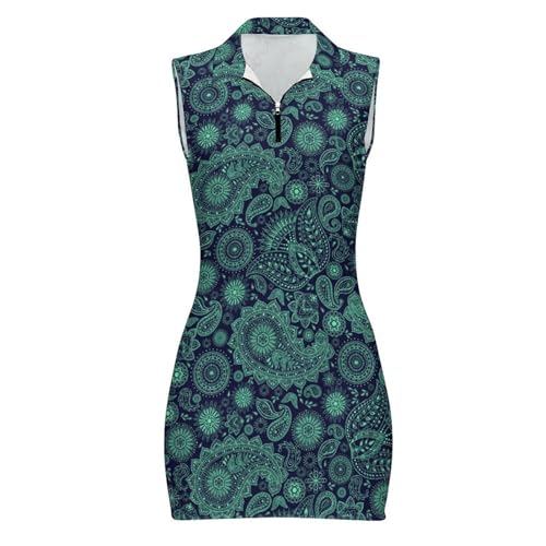 Tennis Dresses for Women Sleeveless Golf Dress for Women Active Workout Sports Athletic Polo Dress3