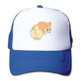 Cute Corgi Butt With Sunglass Trucker Mesh Hat Adjustable Hat Caps