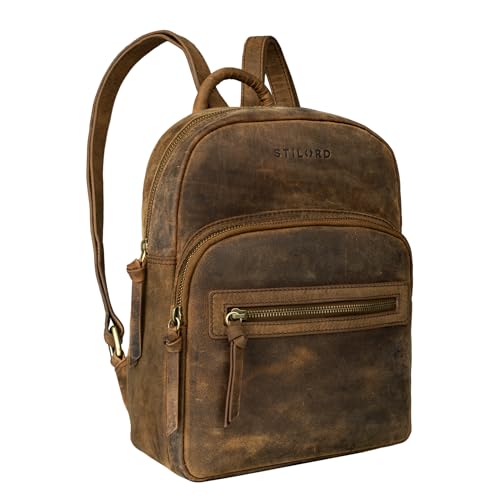 Petit sac à dos en cuir marron vintage l'authenticité d'un accessoire unique