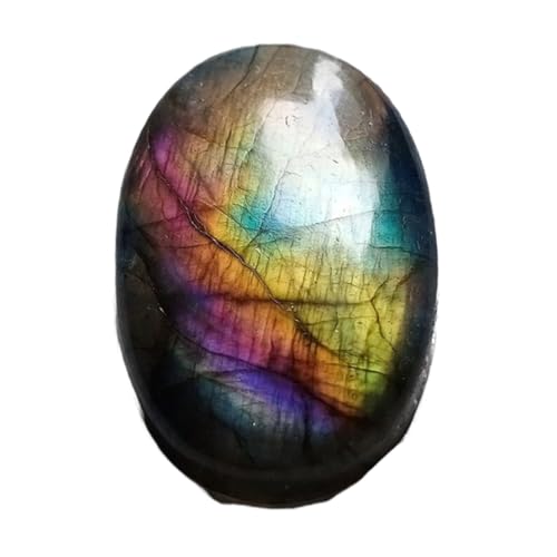 Labradorite naturelle 40x25x8mm cabochon pierre gemme pour création bague collier