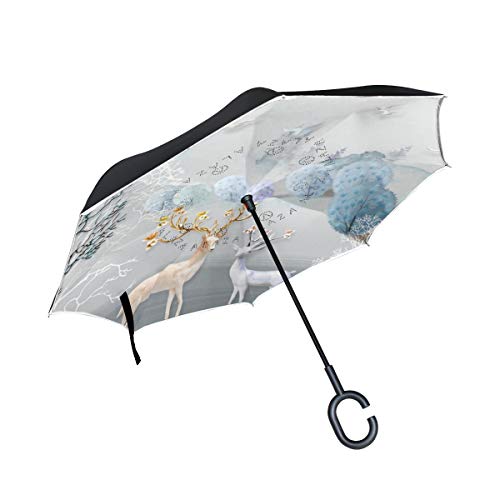 Full Automatic Portable Folding Rainy Umbrella Women Men Windproof Umbrella Printing Parapluie Paraguas