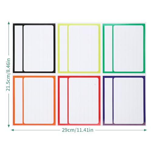 120 Stück Umzugsetiketten 9,5 x 10,5 cm-selbstklebende Beschriftungsetiketten-ideal für Büro, Küche und...