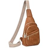Materiale di Alta Qualità: Realizzata in ecopelle inodore (pelle PU), questa borsa a tracolla da donna è resistente e di lunga durata. Può contenere tutto il necessario per una gita di un giorno ed è anche alla moda.