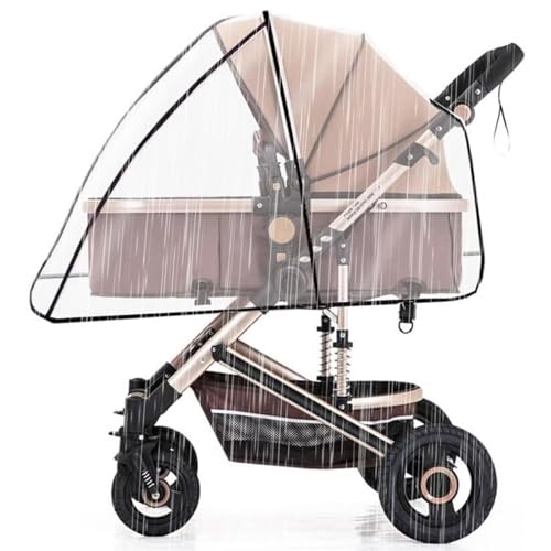 Protector de Lluvia Universal,Protector Lluvia Universal Silla de Paseo,Cubierta Lluvia Cochecito Bebé Carrito,Protector Lluvia Silla Paseo,Adecuado para Pcochecito de Bebé Impermeable y a Prueba