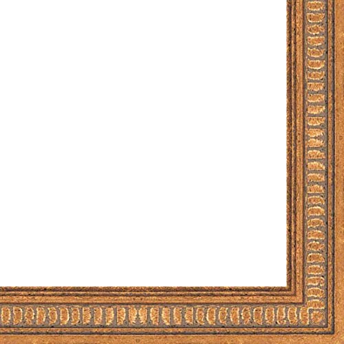 CountryArtHouse Picture Frame Moulding (Wood) 100ft bundle - Traditional Antique Gold Finish - 0.625
