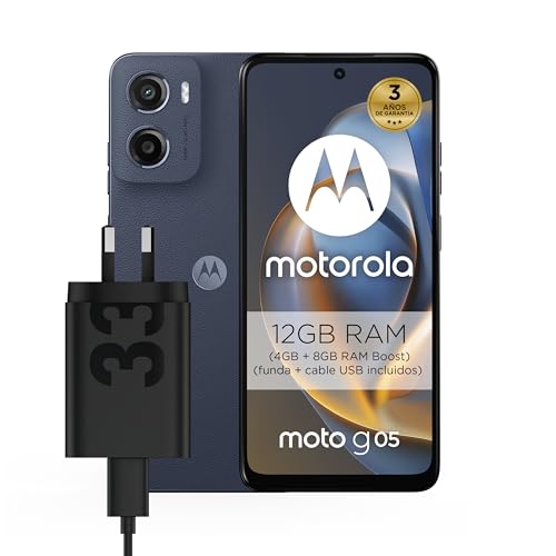 Moto G05 Denim Blue 4+256 (Denim) and TurboPower 33W Charger
