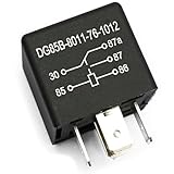 GROBARPART 1R3672, 3916025000, 39160-25000 Multi Purpose Relay 2.0 2.4 2.5 2.7 3.3 Compatible with Hyundai Replacement for Kia Sonata Elantra Optima Magentis Rondo 2001-2010, 12V 60A 5 Pins