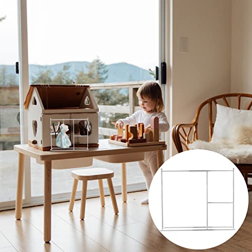 STOBOK Suporte Para Roupas De Boneca De Metal Suporte Para Vestido De Boneca Mini Cabide Para Roupas