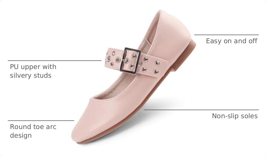 Image of Toddler Girl Dress Shoes Bow Black Dress School Shoes Princess Mary Jane for Toddler /Little Girl