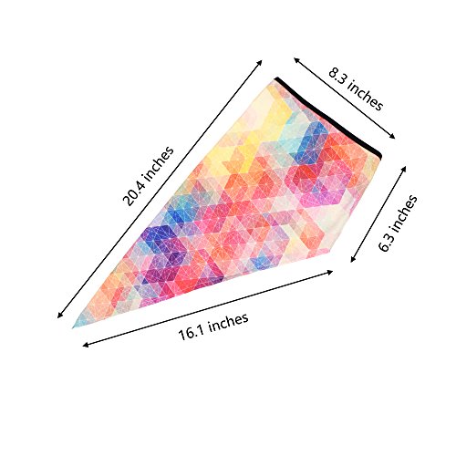 Tclian Women Upf 50+ Face Mask Sun Protection Fashion Colorful Neck Gaiter Scarf #TOP4