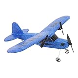 Dilwe Aereo RC, Motore Potente, Aeromodello di Aliante RC Anticollisione con Motore Potente, per Bambini All