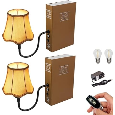Kiven Cordless Table Lamp, Set of 2 Rechargeable Bookshelf Lamp with Off-White Fabric Lampshade, Farmhouse Decorative Bookend, Cordless Lamp for Office Home Decor Bedside Bookshelf Cover