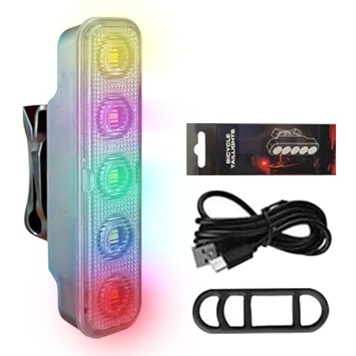 Luz trasera para bicicleta,Iluminación trasera de señalización para scooter | Señal recargable de 4 modos, Intermitente para seguridad en la ciudad y viajes