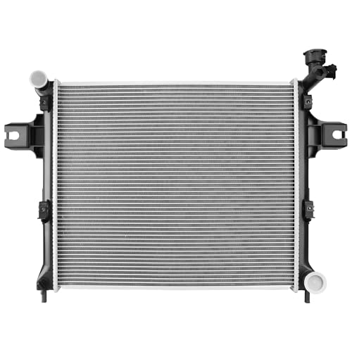 YITAMOTOR Radiator Compatible with 2005 2006 2007 2008 2009 2010 Jeep Grand Cherokee 2006-2010 Commander 3.0L 3.7L 4.7L 6.1L V6 V8 OE Style Radiator 0