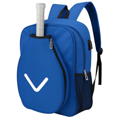 Bolsa Mochila Raquete Esportiva Beach Tenis Squash Raqueteira Mala Tippi (AZUL)