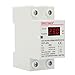 230V 40A Automatic Recovery Overvoltage and Undervoltage Protection Device, Voltage Surge Arrester Device, DIN Rail Mount Protector