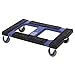 30"L x 18"W x 5"H Blue Stack Bin Dolly, 1000 lb. Load Capacity DLY-3018