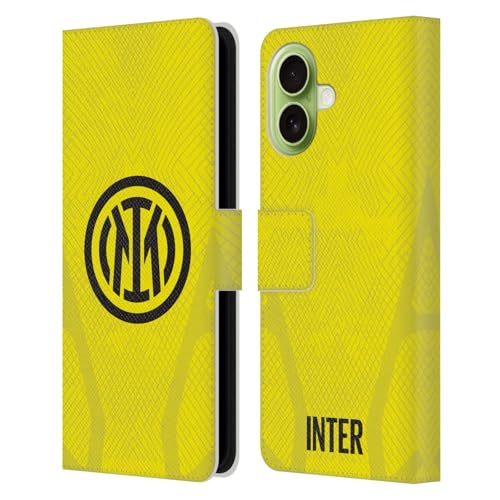 Coque Portefeuille iPhone 17 Cuir Inter Milan Écusson Officiel Finition Premium