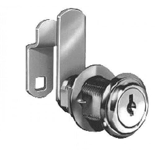 National Cabinet Lock C8053 - Bright Nickel Finish C390A Disc Tumbler