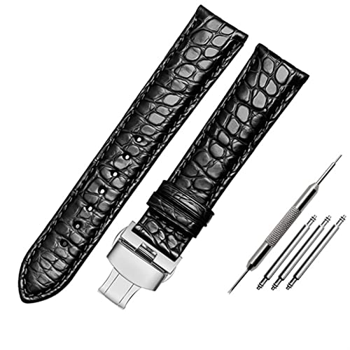 Bracelet de montre en cuir crocodile agate le cadeau idéal pour homme