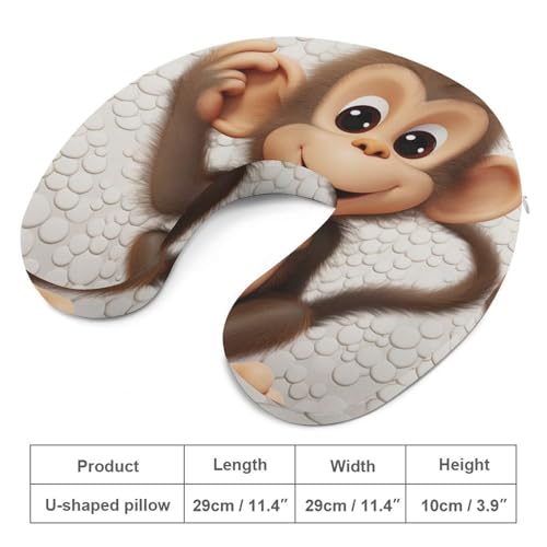 Almohada de viaje espuma viscoelástica tamaño único miniatura 2