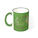 Produktbild O2ECH-8 11 Oz Blume lustige Spruch Mug Glatte Keramik Personalize Mug - Weihnachten Gegenwart Irish Green 330ml