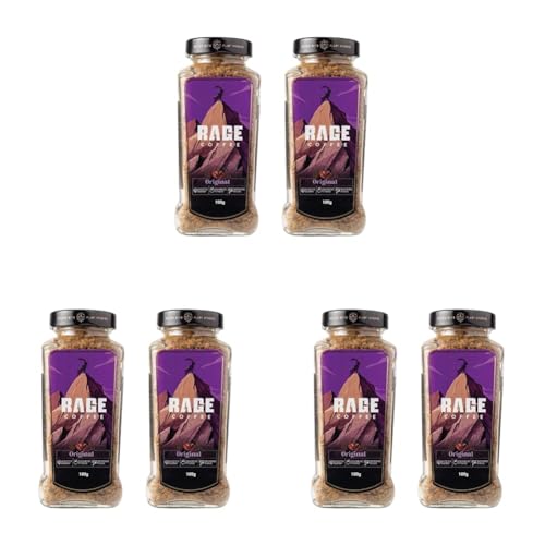 Image of Rage Coffee Original Coffee Blend 100% Pure Arabica Beans | Instant Coffee for Smooth Aroma & taste, Hot and cold coffee) (Original Unique Blend, 200g) (Pack of 3)