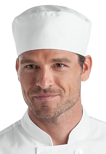 Professional Chef Skull Cap (One Size, White)