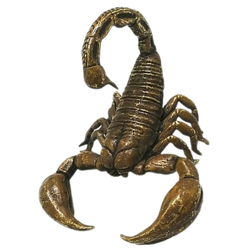 Décoration vintage en métal scorpion en cuivre pour maison