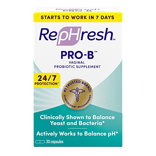 RepHresh Pro-B Probiotic Supplement for Women, 30 Oral Capsules
